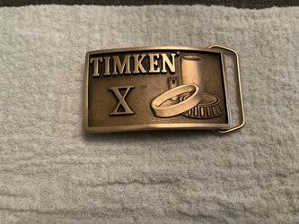 TIMKEN Brass Belt Buckle