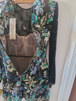 Party dress Bronx and Banco Elegant Mini Sequins  New