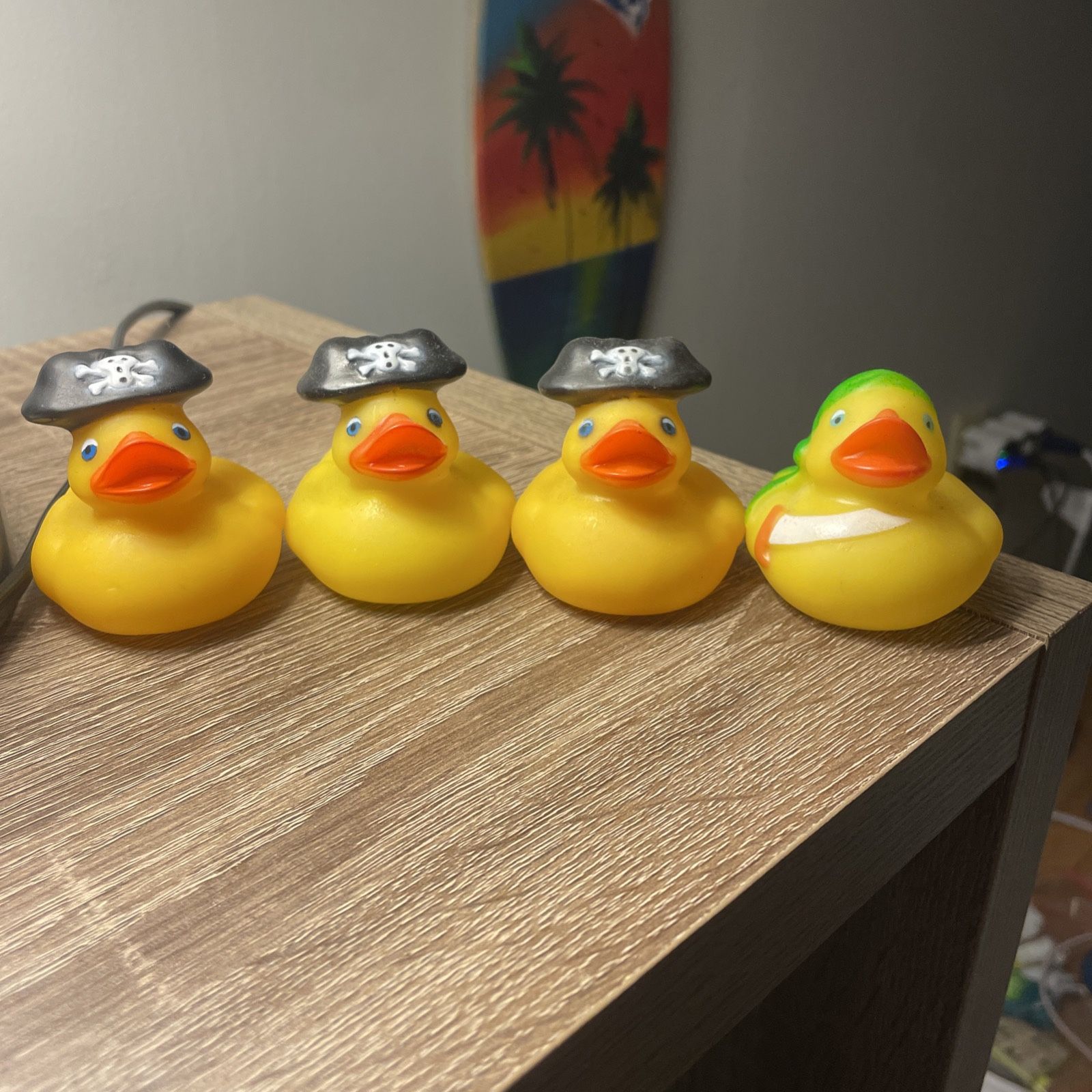 ‼️4 Pirate Rubber Ducks‼️