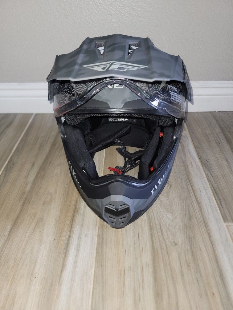 Brand New Fly Trekker Helmet And Bag
