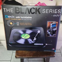 The Black Series  Deck Usb Turntable