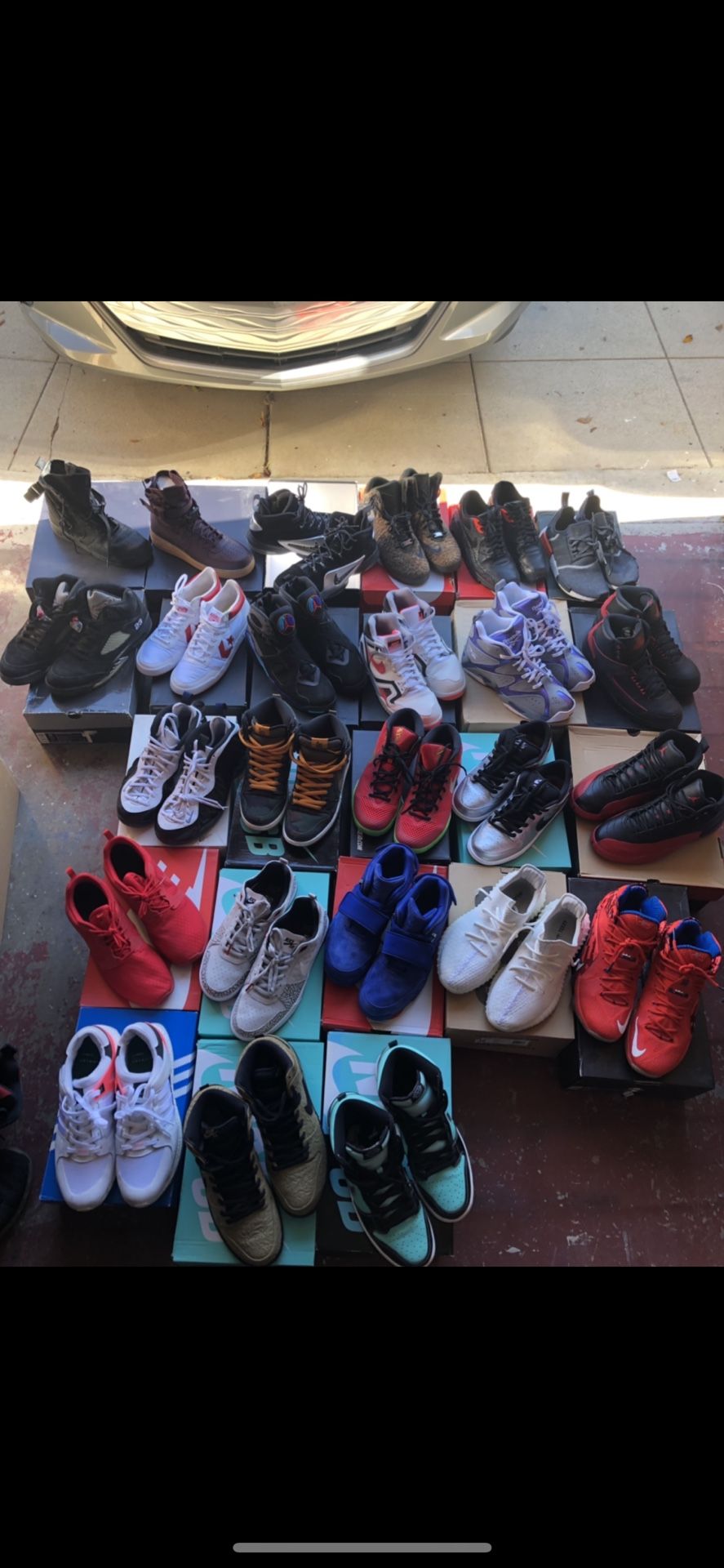 Jordan, adidas, Reebok, Nike Sb