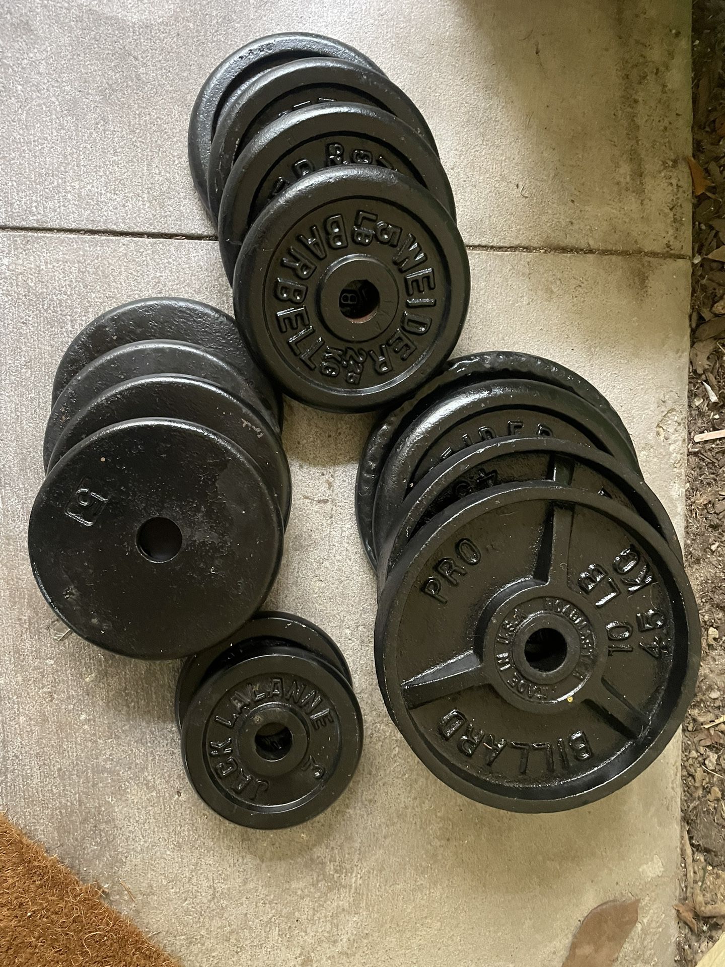 86 Lbs of Standard 1” Weight Plates