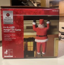 Inflatable Hangin’ On Santa