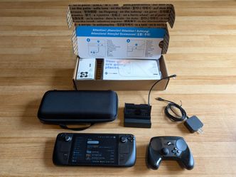Steam Deck LCD 1TB / Case / Controller (2015) / Dock