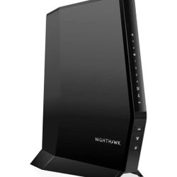 NETGEAR Nighthawk Modem Router Combo
(CAX30) DOCSIS 3.1 Cable Modem and WiFi 6
Router