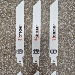 6-Pack Bi-Metal Reciprocating Saw Blades, 6" x 14 TPI