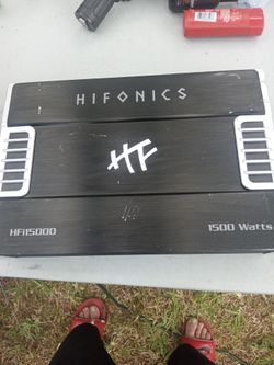 Hifonics car speaker amp 1500 watts