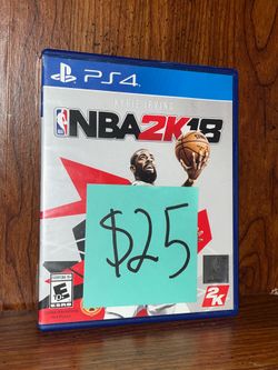 PlayStation 4 & 5 Video Game PS4 PS5 NBA 2K18 Basketball
