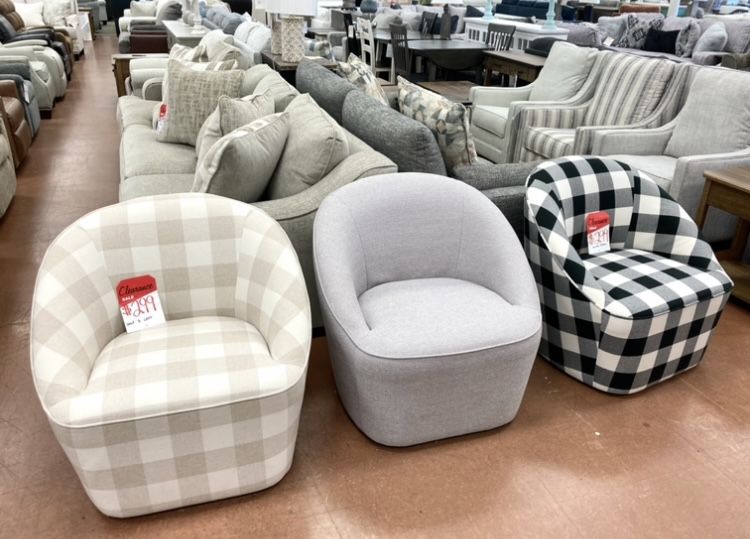 New Small Swivel Chairs — CLEARANCE