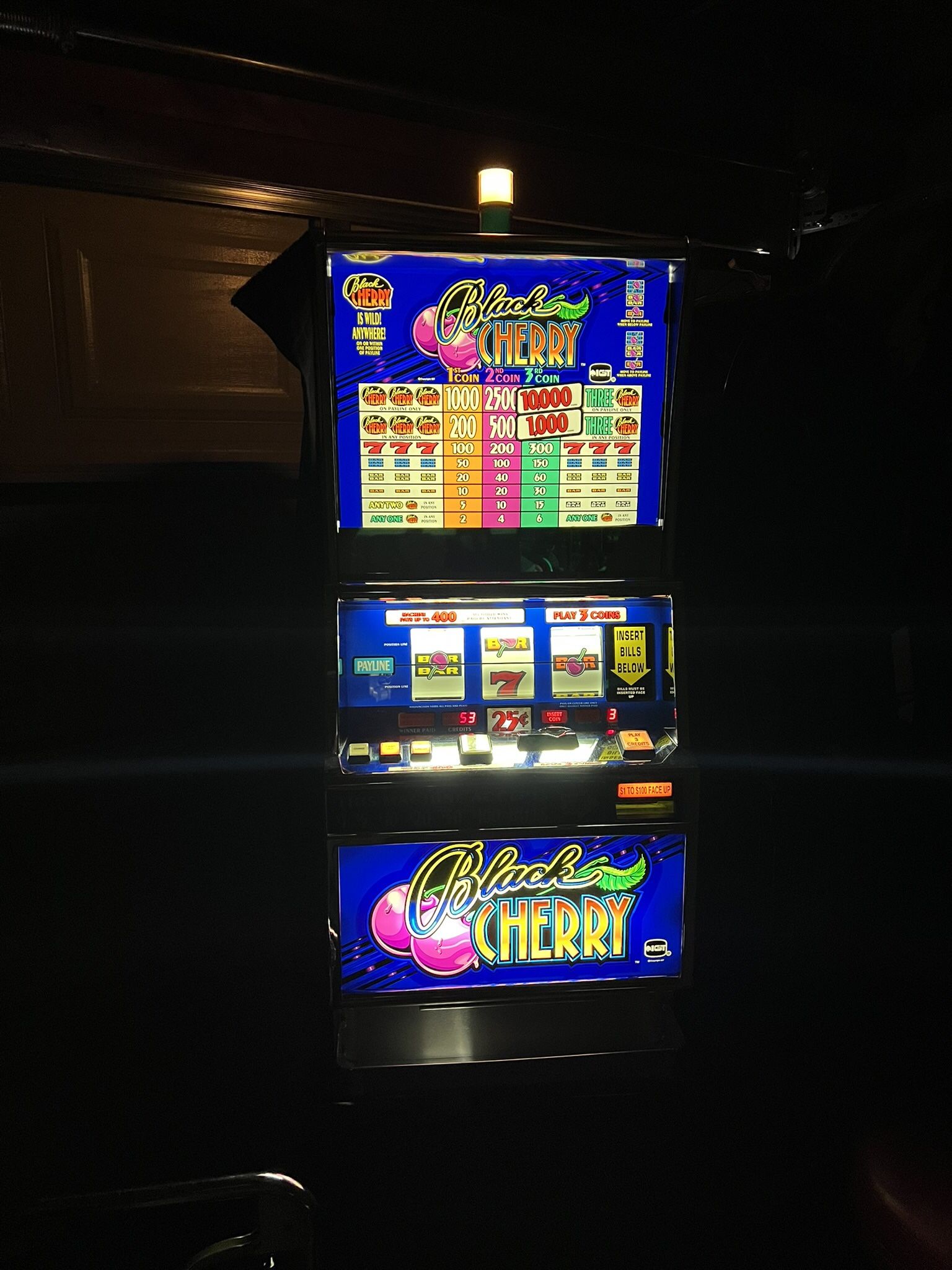 Black Cherry Nudge Slot Machine