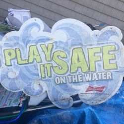 Vintage large tin sign only $30 firm