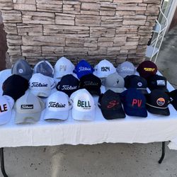 Golf Hats Lot – Titleist / Golf Caps – 22+ Hats