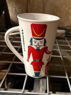 Rare 2012 Starbucks Holiday Nutcracker Ceramic Mug - 16oz (Excellent Condition)