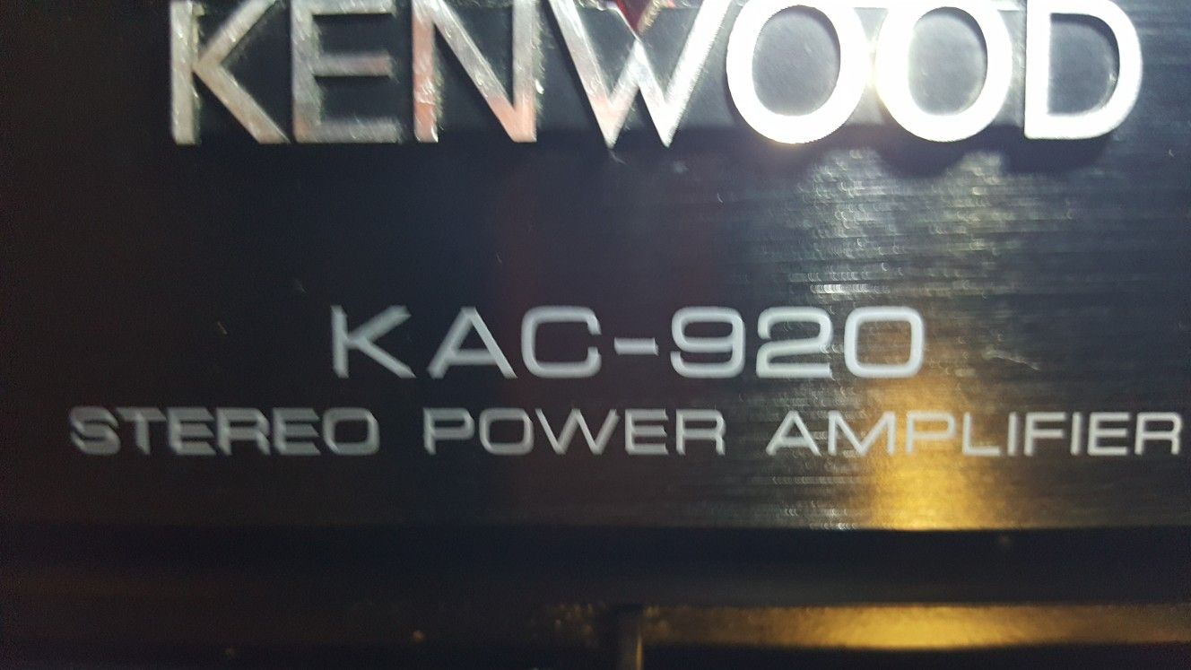 Classic Kenwood Stereo Amplifier KAC-920