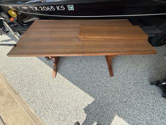 Wood table