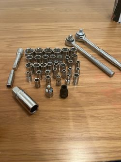 Socket Set(3)with Ratchet and Extensions