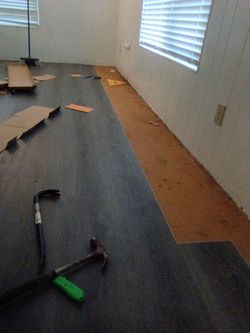 Luxury plank floor