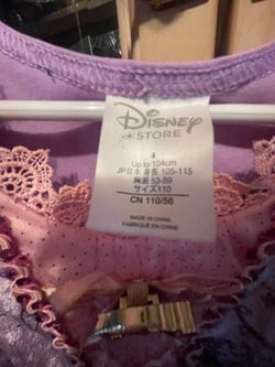 Disney Store Girls Rapunzel Dress Size 4