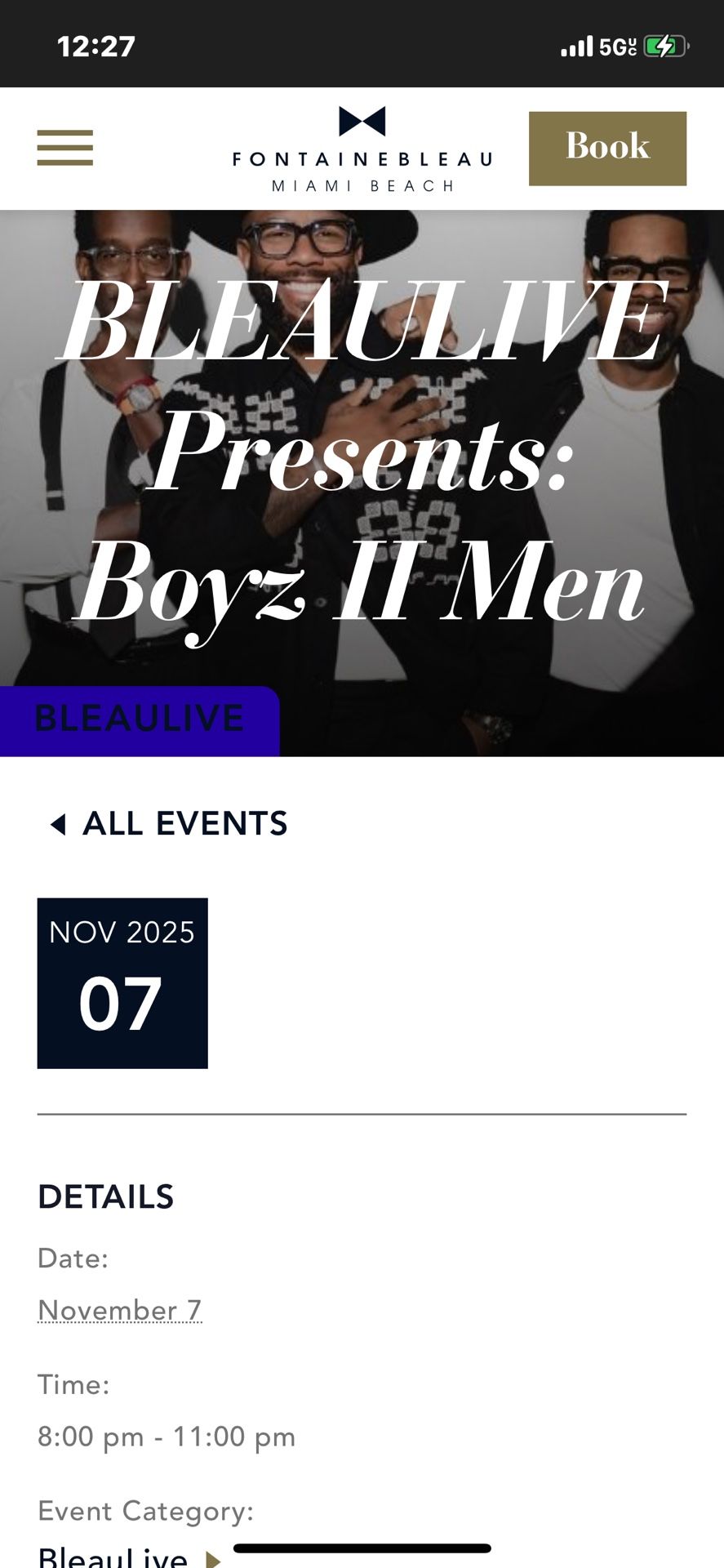 Boyz II Men Live Performance