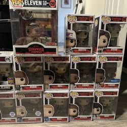 Stranger things pop funko lot