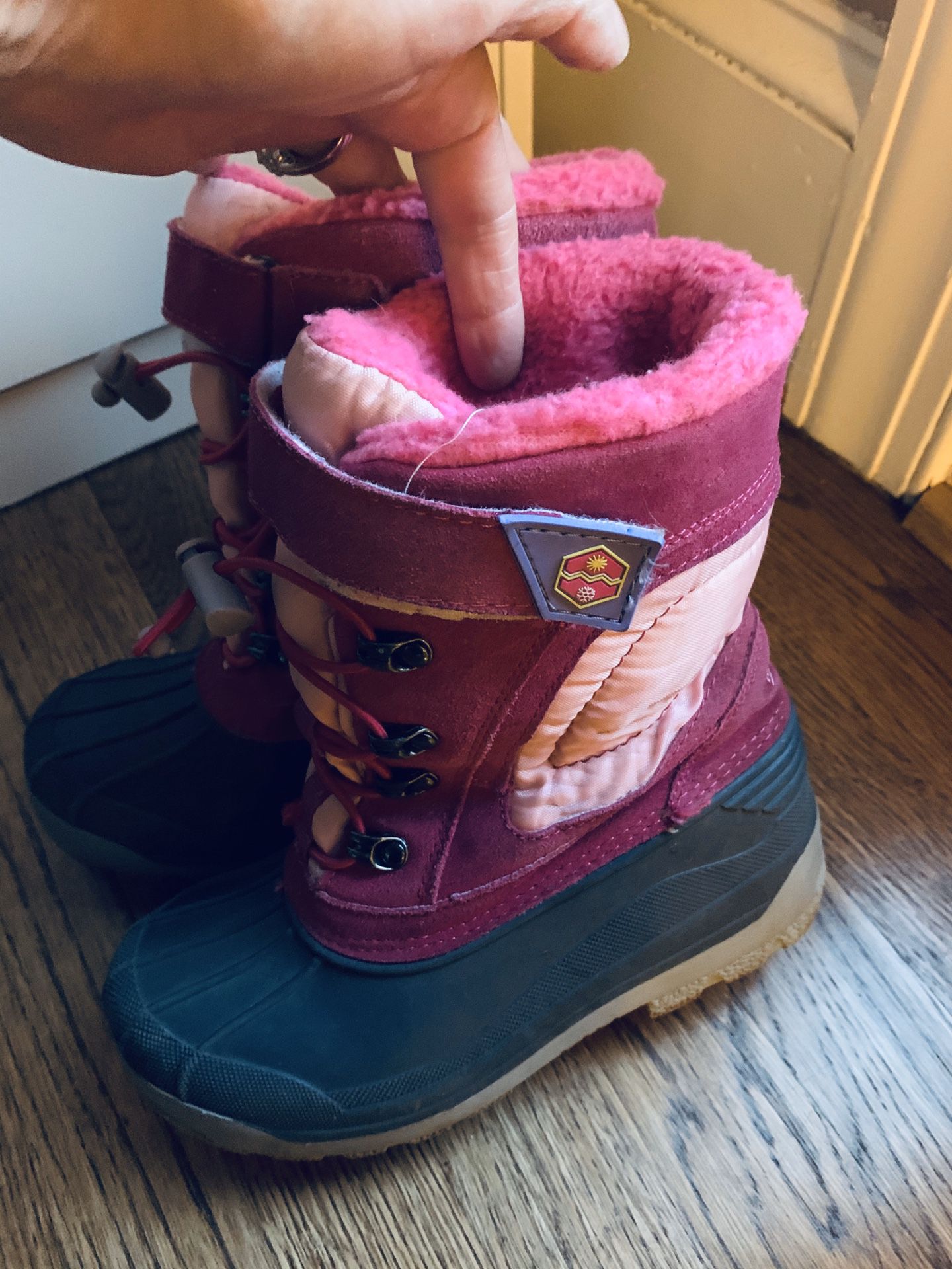 Winter boots girls size 2