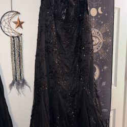 Adora Design Black Sequin Formal Dress XL