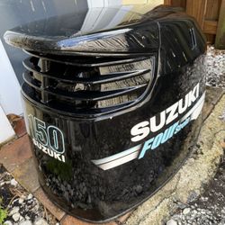 Suzuki 150 Outboard Motor Cowling Hood Cowl