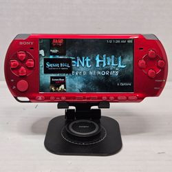 Sony PSP 3000 in RED  (Read Description)