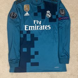 Ronaldo 7 Real Madrid Third 2017/2018 Champions League PLAYER Version Jersey