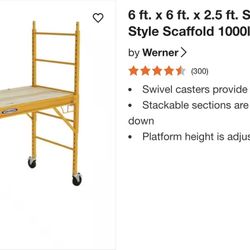 Scaffolding and Plank