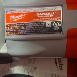 Milwaukee Corded Full Size Sawzall