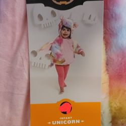 Infant unicorn Halloween costume 