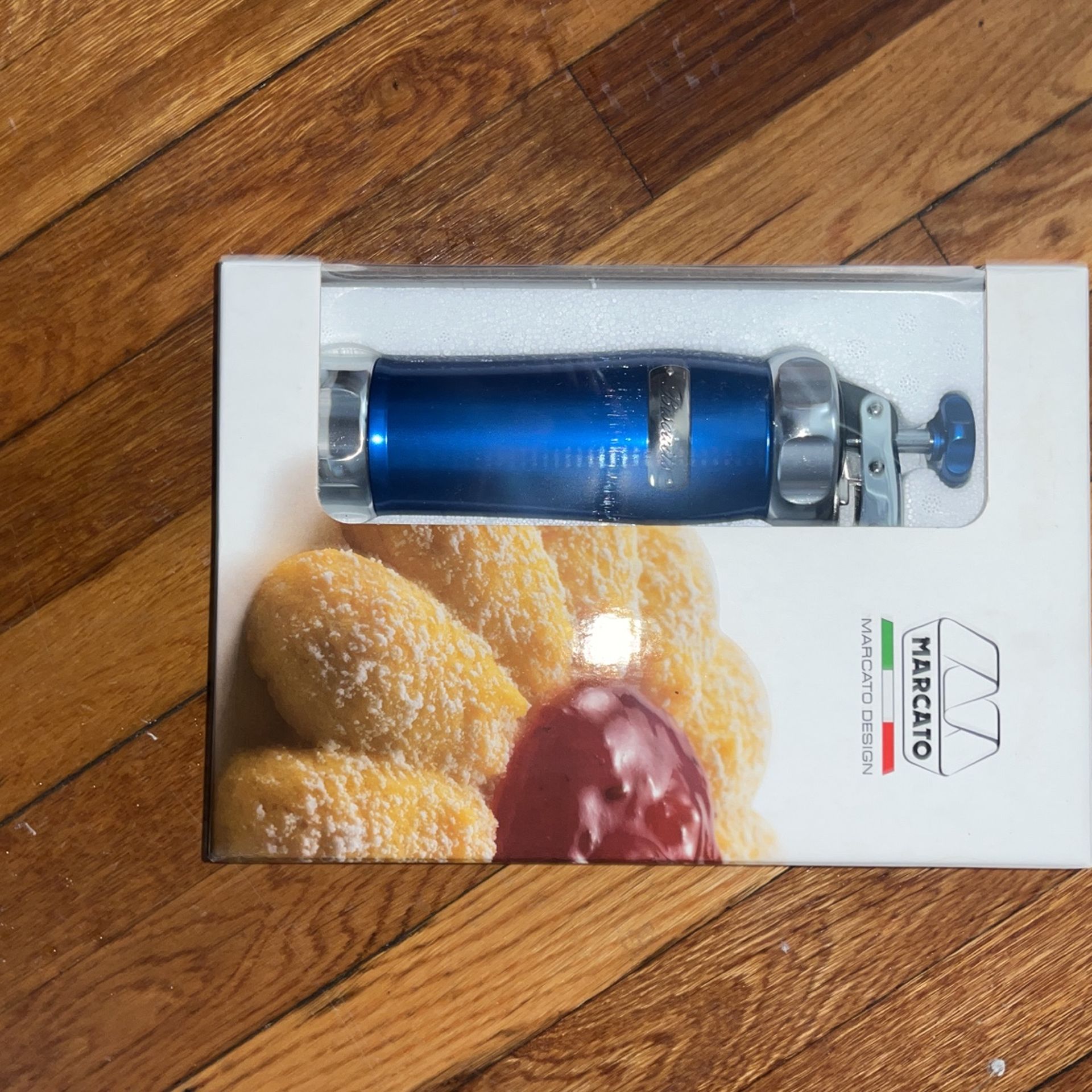 Marcato Atlas Deluxe Biscuit Maker Cookie Press Made In Italy Stainless Steel