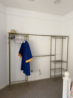 Gold Hanging Rack- Moving Sale!!!!