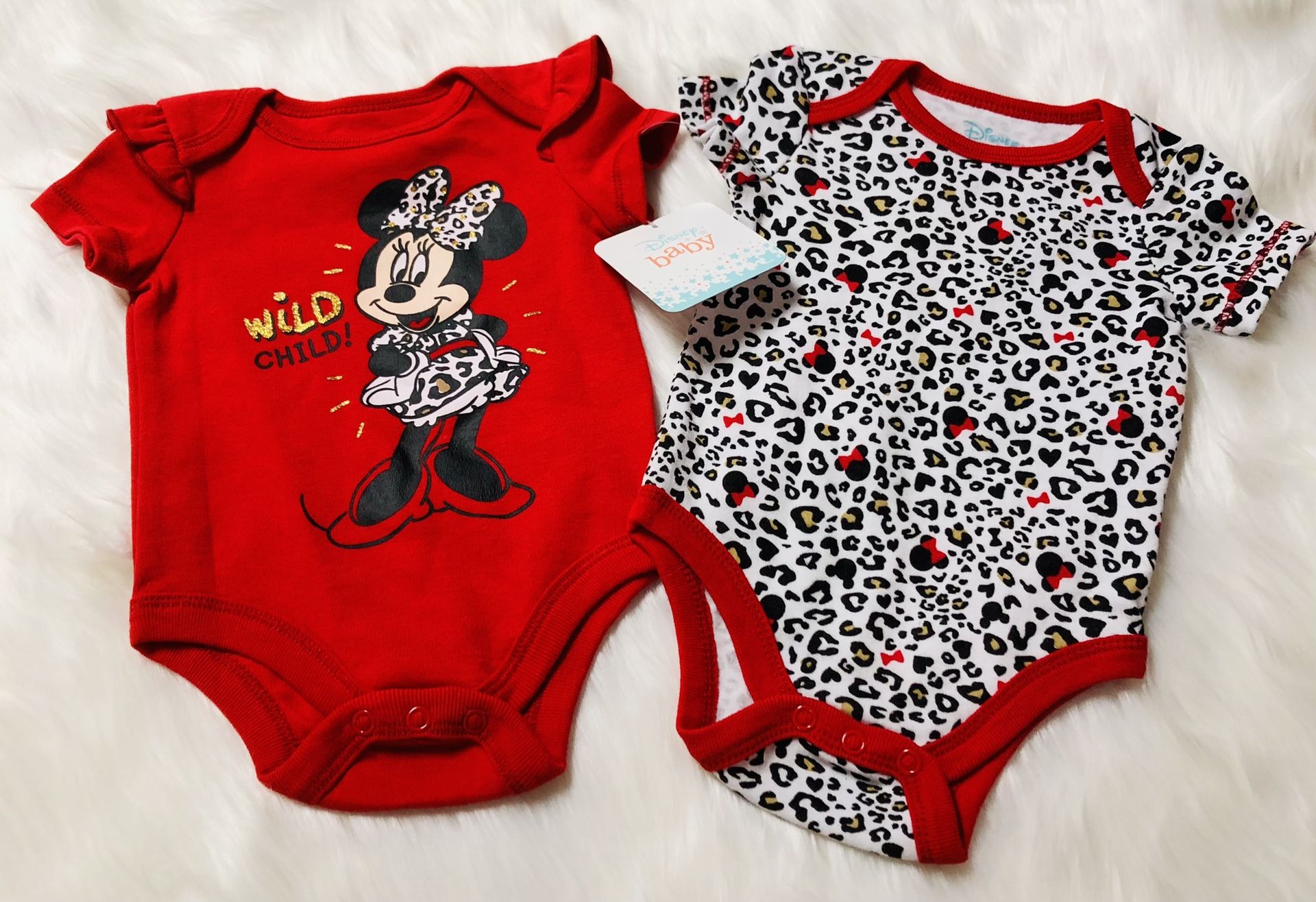 New! Disney Baby 2PC Onesies *NB