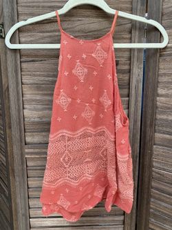 Orange Tank Top Small
