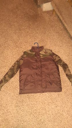 Boys Insulated Camoflauge Coat Size Large 14/16