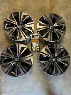 10th Gen Honda Civic Wheels 17x7 +45 Set of 4