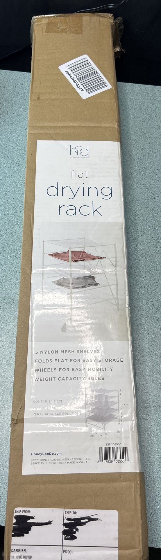 HONEY CAN DO, FLAT DRYING RACK