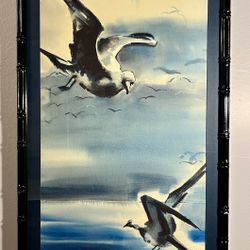 1970's Original Watercolor by American Artist ROBERT W. DALEY Signed