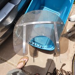 Universal Harley Windshield. No Mounting Hardware 