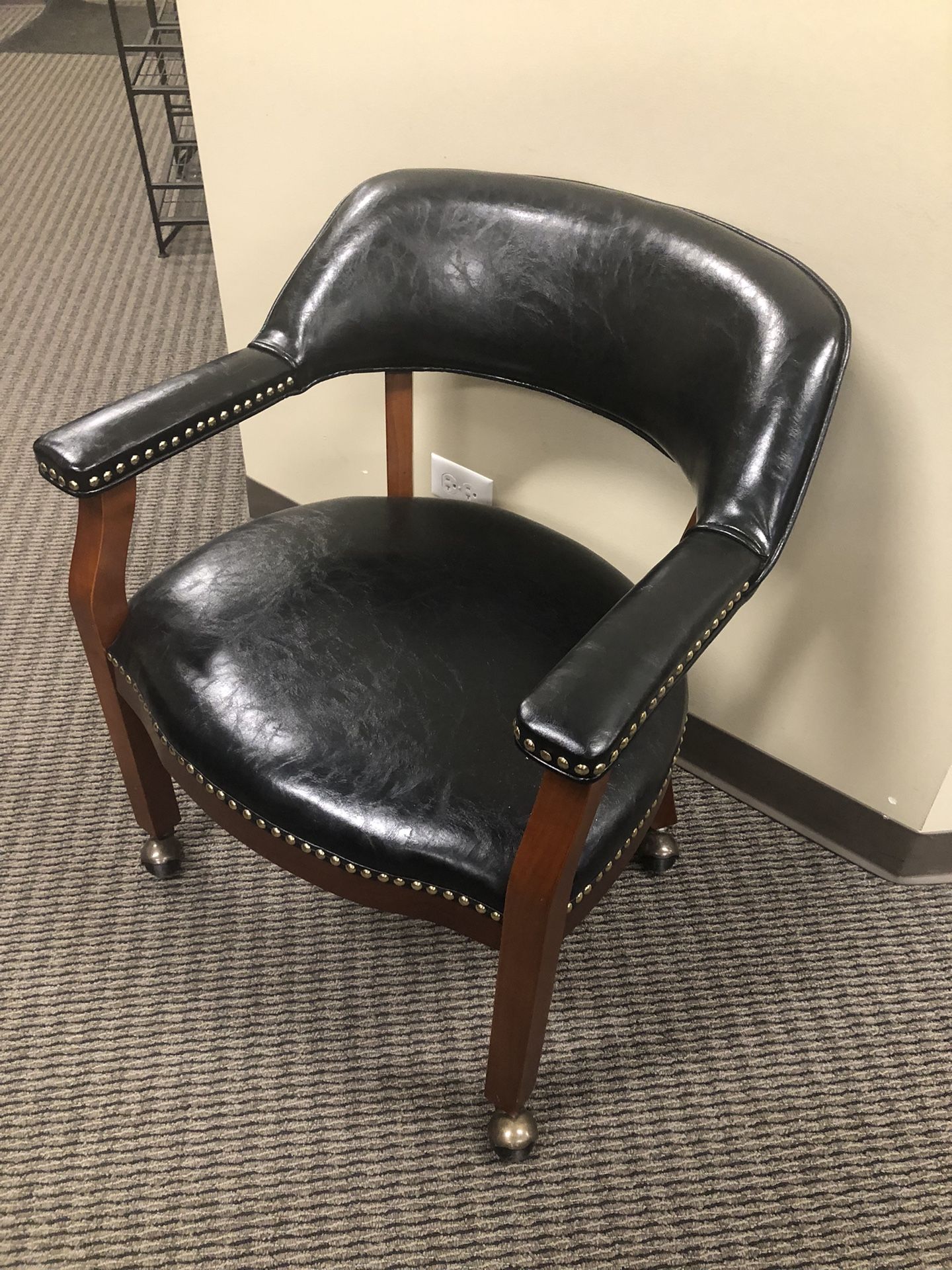 Leather Accent/office Chairs - BRAND NEW- Hardwood Frames , 4 Colors Available