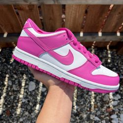 Nike Dunk Low Active Fuchsia (Size 3.5Y, 5.5Y, 6Y, 7Y)