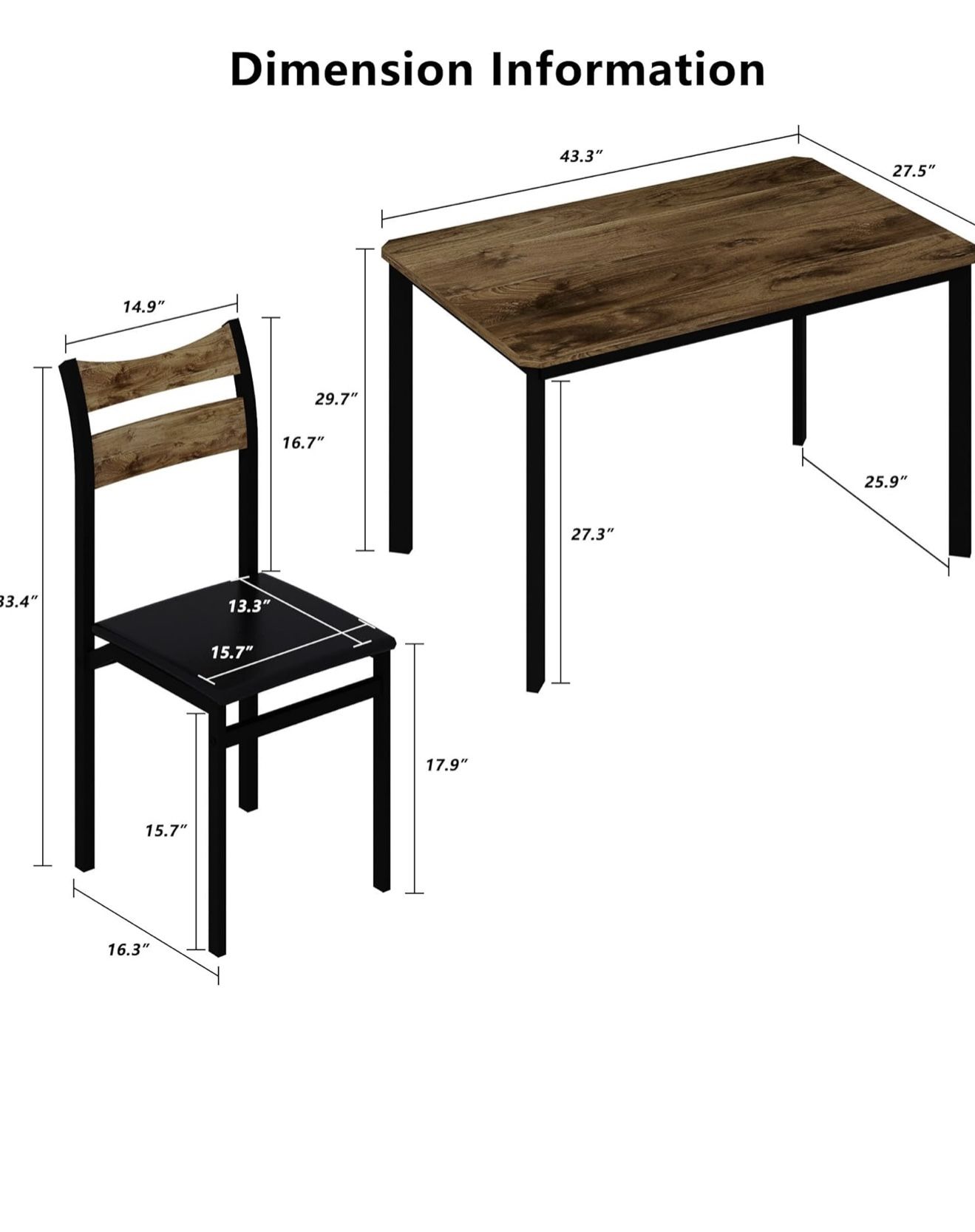 For Sale: Dining Table with 4 Chairs