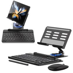 Samsung Galaxy Z Fold 5 Stand With Keyboard And Mouse