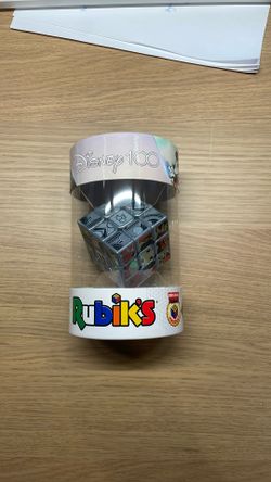 Disney 100th Anniversary Metallic Platinum Rubik’s Cube Brand New 