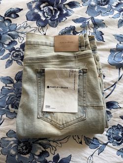 Purple jeans
