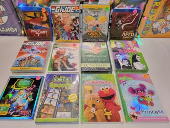 New Blu-Ray DVD Movie Munsters Afro Samurai G.I. Joe Sesame Street Hey Arnold!