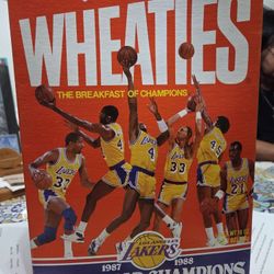 Lakers Back To Back1987 ,1988 Championship  Wheaties Box